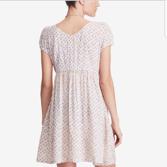 SOLD {Ralph Lauren} Vintage V Neck Babydoll Dress - Picture 2 of 7